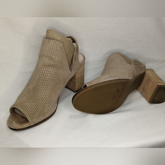 Cole Haan Grand OS Sandals Women Size 7 1/2 Tan Open-Toe Sling Bootie. - Picture 4 of 12